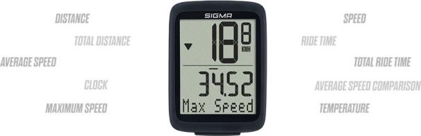 Actual product image Sigma Sport BC 10.0 WL ATS