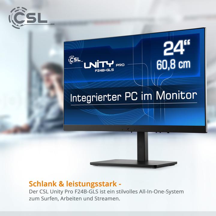 Produktbild CSL Unity Pro – F24B-GLS (Intel Celeron N4120, 16 GB, 0.51 TB, Intel UHD Graphics)