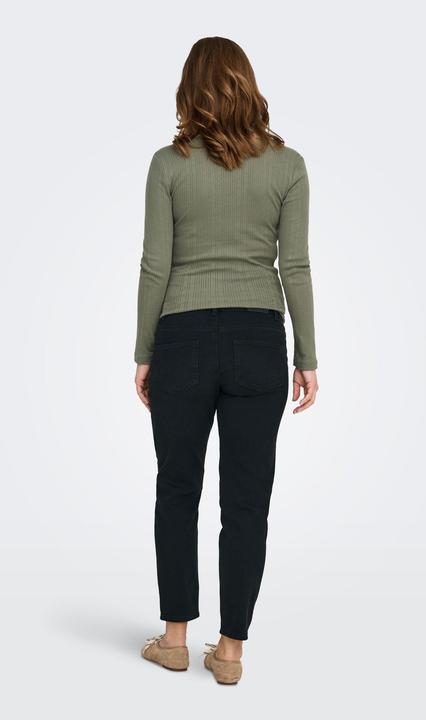 Actual product image Only Maternity OLMCATWALK Hohe Taille Verjüngter Slim Fit Jeans Mom Jeans (32)