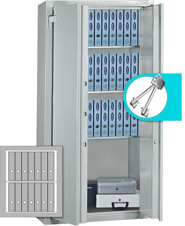 Produktbild Rottner Stahlbüroschrank Office 1 Premium Elektronikschloss (230 l)