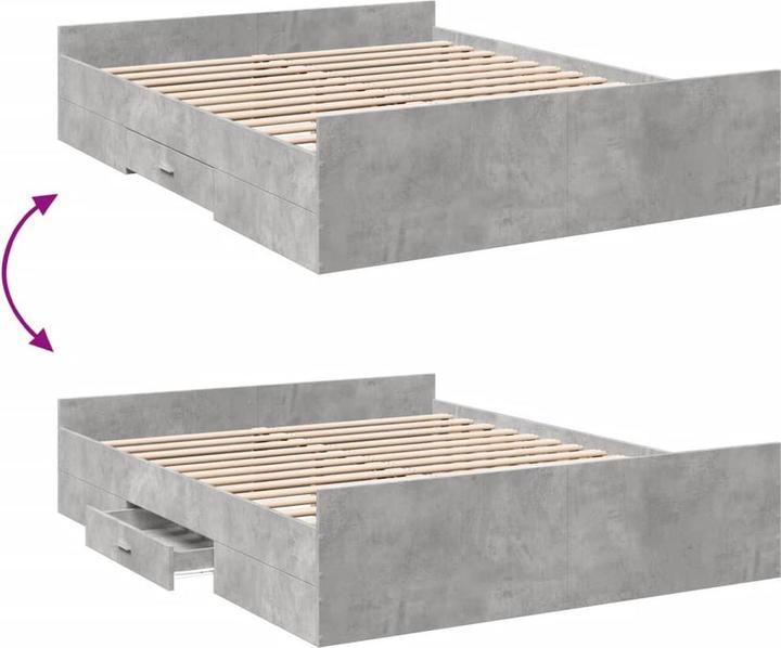 Produktbild VidaXL Bettgestell mit Schubladen (150 x 200 cm)