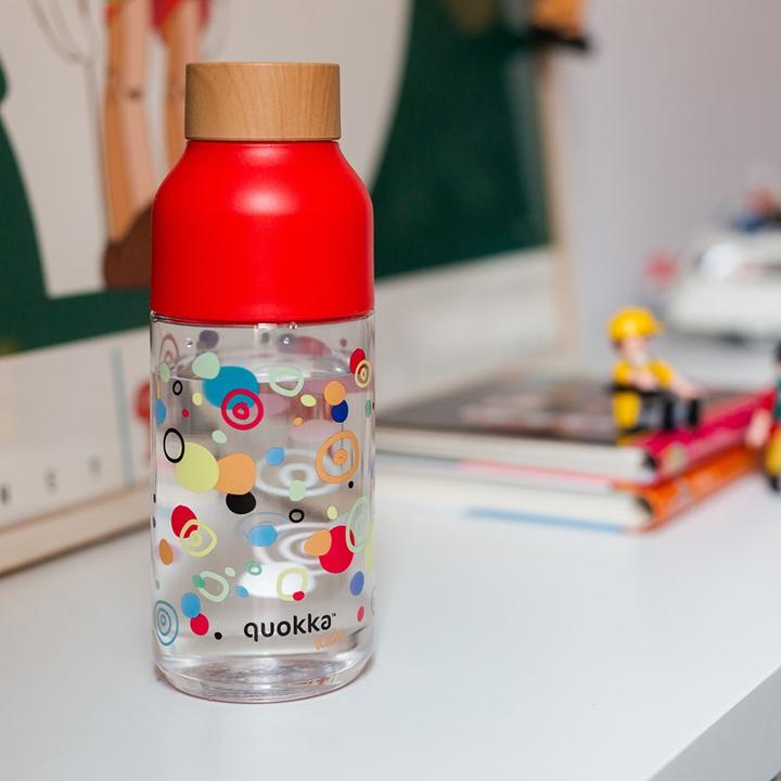 Actual product image Quokka Bottle with screw cap red 570 ml (0.57 l)