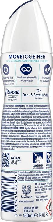 Produktbild Rexona Nonstop Invisible (Spray, 150 ml)