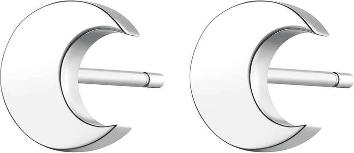 Immagine prodotto Sagapo S'Agapõ - Eleganti orecchini a forma di mezzaluna in acciaio CLICK SCK43