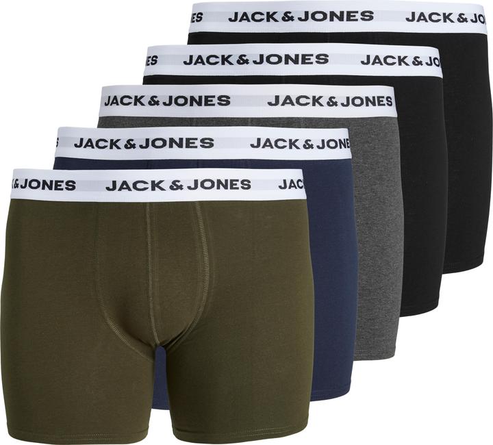 Produktbild Jack & Jones Jacbasic White Wb Trunks 5 Pack Noos Pls (6XL, 5er Pack)