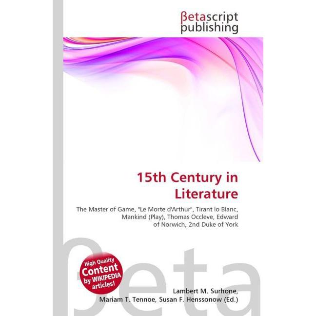 15th Century in Literature, Fachbücher