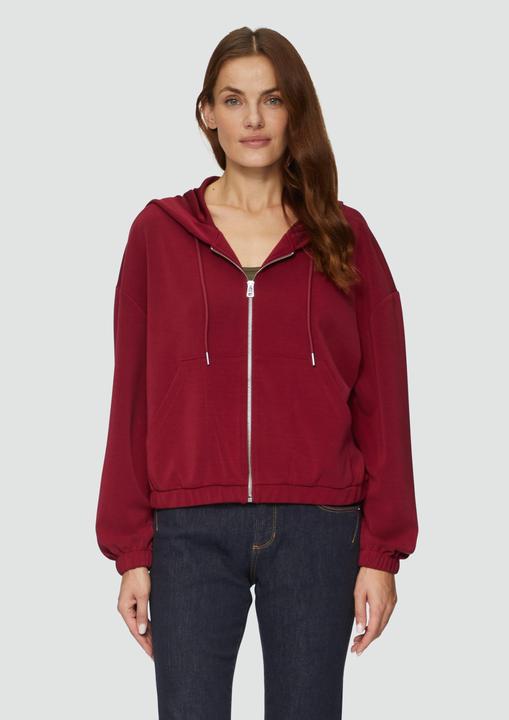Produktbild s.Oliver Sweatshirt Jacke Sweatshirt-Jacke aus Scuba im Relaxed Fit (36)