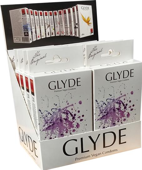 Produktbild Glyde Ultra Wildberry Vegane Kondome - Lila, 53mm, 100er Pack (100 Stk.)