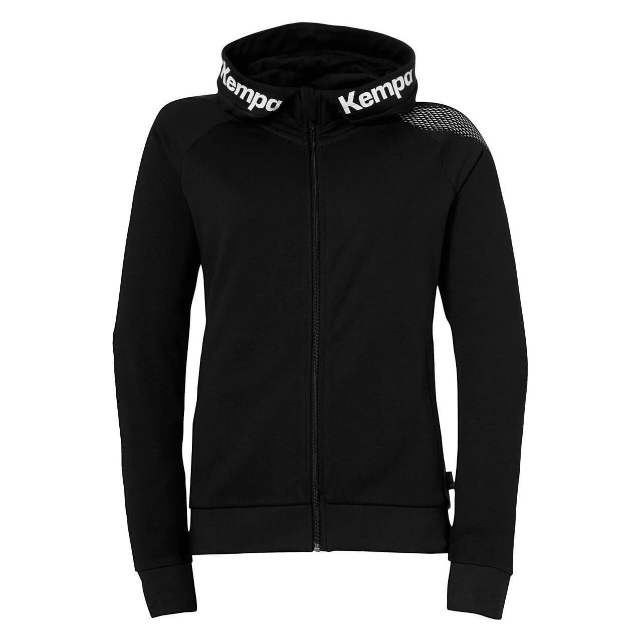 Kempa, Damen, Trainingsjacken, Core 26 Hood Jacket Women (Xxl), Schwarz, Xxl