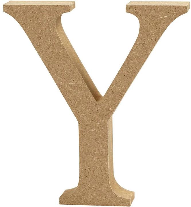 Actual product image Creativ Company Wooden letter Y