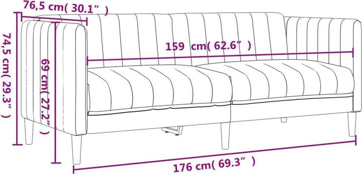 Produktbild vidaXL Sofagarnitur (Polstergruppe)