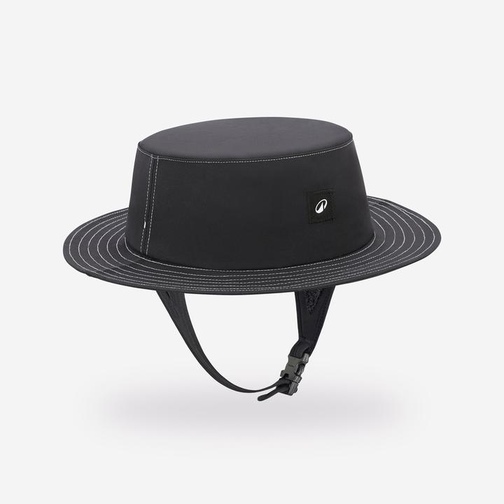 Actual product image Olaian Surf-Hut Damen/Herren 500 Newblack schwarz (One size)