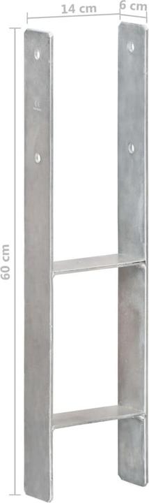 Produktbild vidaXL Pfostenträger