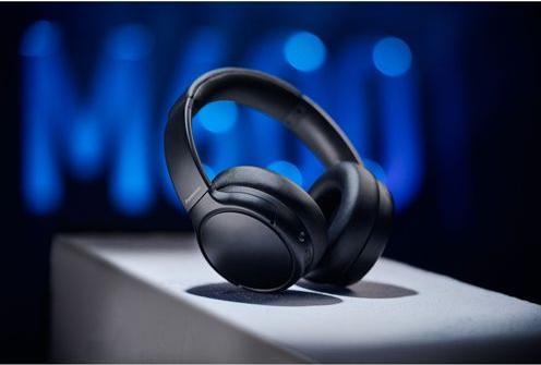 Image du produit Panasonic Écouteurs supra-auriculaires Bluetooth RB-M600BE-K - Noir (65 h, Filaire, Sans fil)
