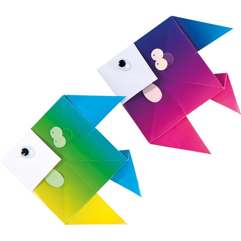 Thumbnail - Folia, Bastelpapier, Regenbogenpapiere (110 g/m², 10 x)