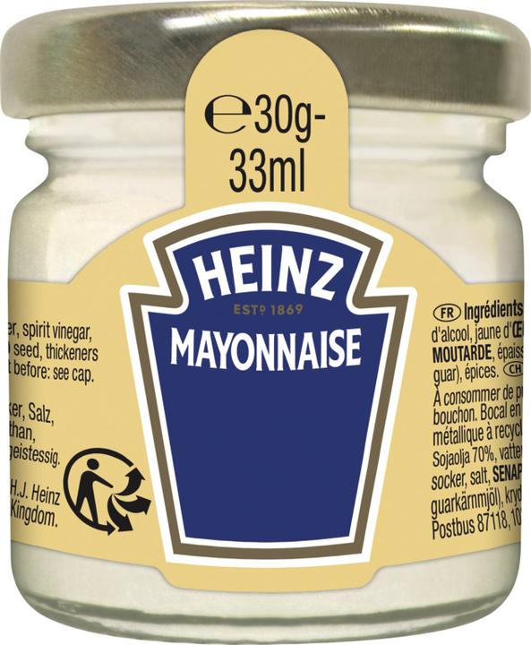 Image du produit Heinz Mayonnaise, pot Roomservice 33ml (1 pcs, 264 cl)