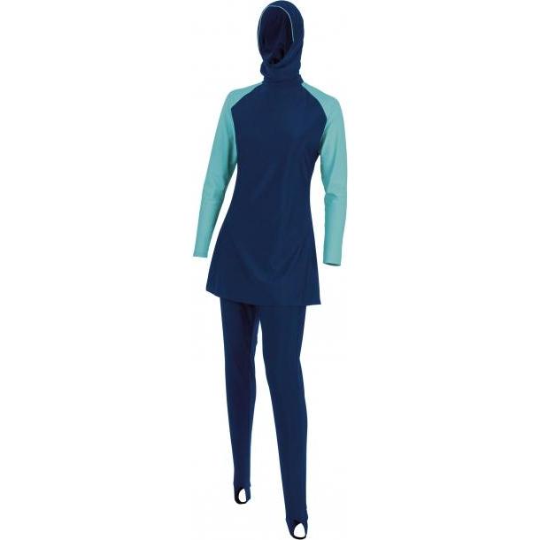 Beco, Damen, Badeanzug, Burkini Standard marine/blau L, Blau, (L)