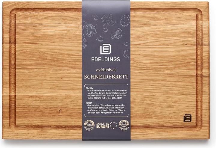 Image du produit Edeldings Schneide- und Servierbrett mit Saftrille