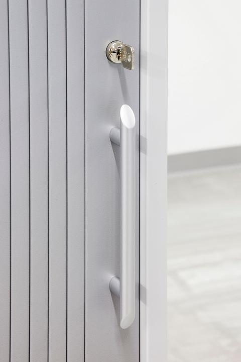 Actual product image Bümö Roller shutter cupboard office - 3 file heights (120 x 40 x 110 cm)