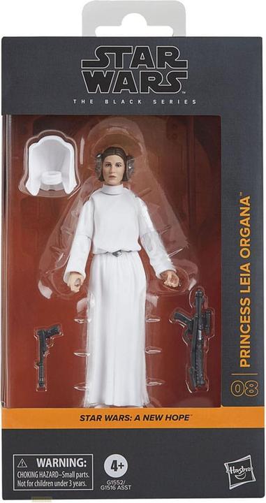 Produktbild Hasbro Star Wars Episode IV Black Series Actionfigur Princess Leia Organa 15 cm