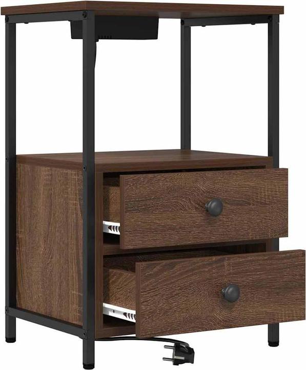 Actual product image vidaXL Bedside table (40 x 31 x 60 cm)