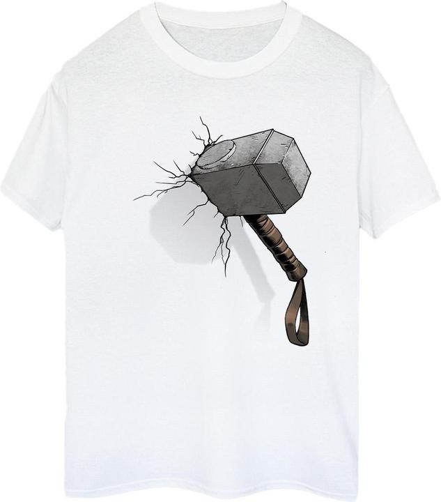 Produktbild Marvel Thor Hammer Crack TShirt (L)