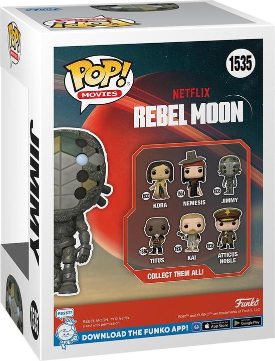 Produktbild Funko Rebel Moon POP! Movies Vinyl Figur Jimmy 9 cm