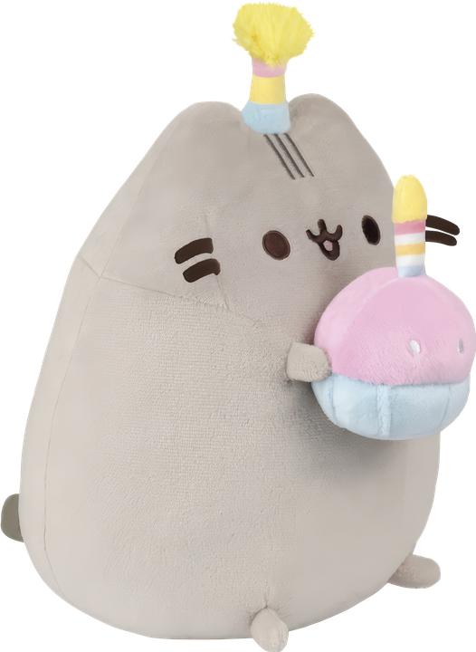 Pusheen cuddly toy 23 cm with cake Aurora DAFFI P 232 (24 cm)