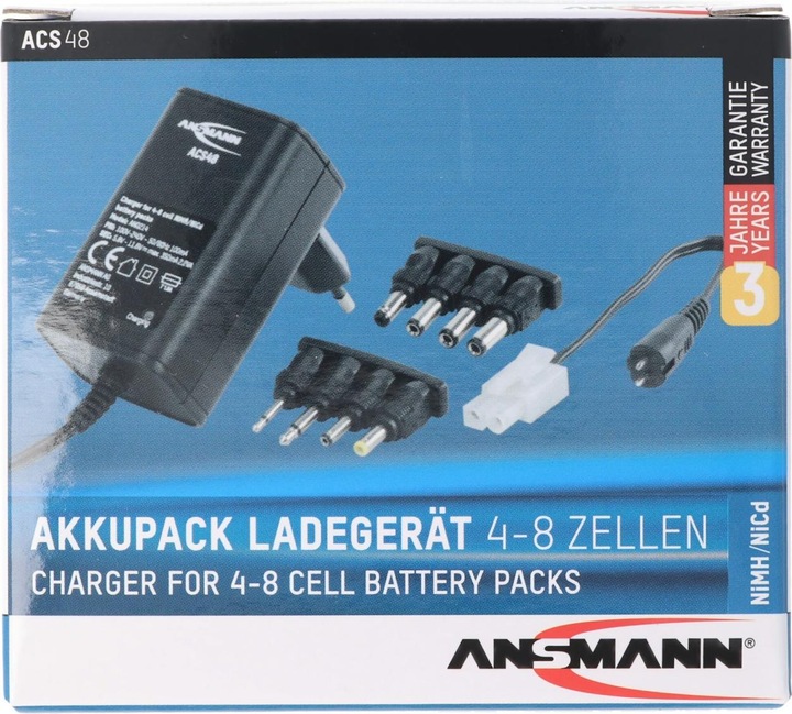 Actual product image AccuCell Quick charger suitable for Kärcher K55, K55 PET NiMH battery