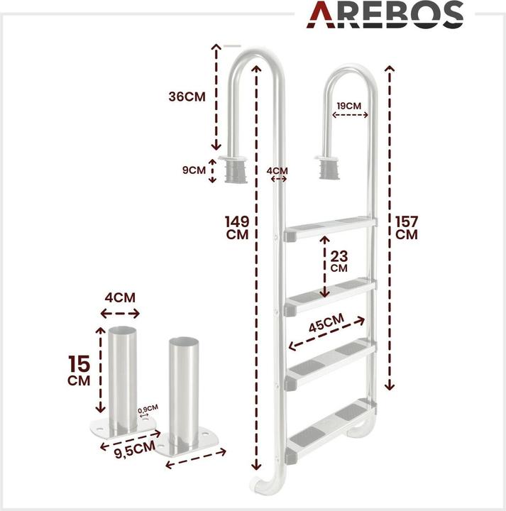 Produktbild Arebos Poolleiter