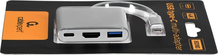 Image du produit Gembird A-CM-HDMIF-02-SV (USB-C, 3 Ports)