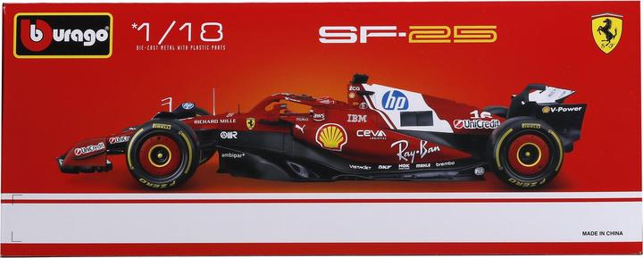 Immagine prodotto Bburago Ferrari F1 SF-25 1/18 Leclerc 2025