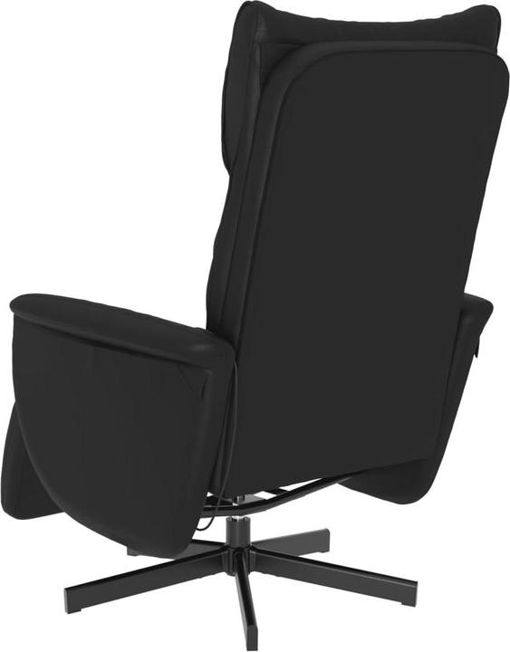 Image du produit vidaXL Fauteuil de massage avec repose-pieds Noir Similicuir,Couleur