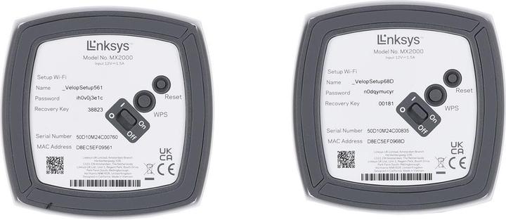 Produktbild Linksys System Mesh MX2002-KE