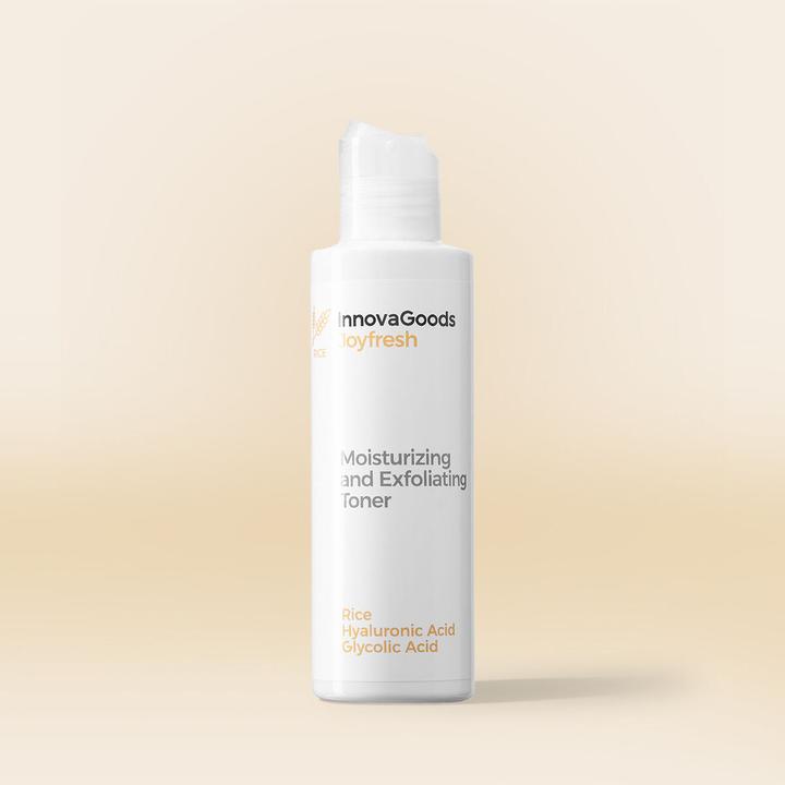 Actual product image InnovaGoods Moisturising facial toner with exfoliating effect Rice Joyfresh 150 ml (Cleansing scrub, 150 ml)