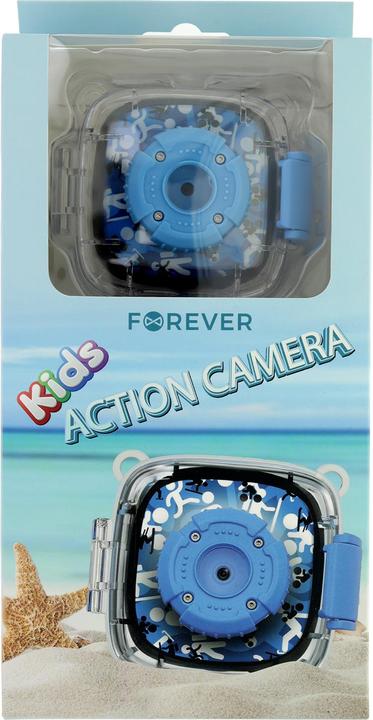 Actual product image Setty Forever Action camera blue