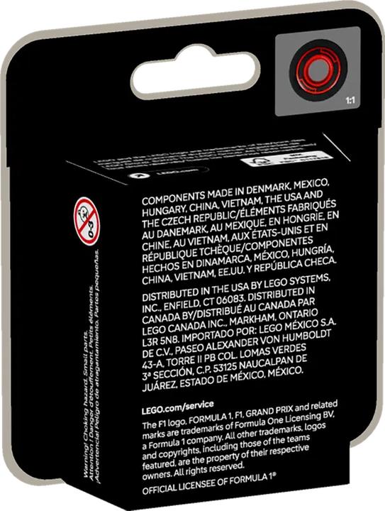 Actual product image LEGO F1 racing cars to collect (Assorted) (71049, LEGO Minifigures)