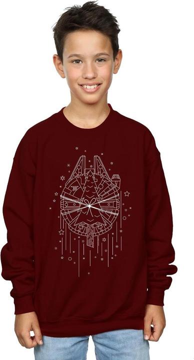 Produktbild Star Wars Millennium Falcon Christmas Tree Delivery Sweatshirt Jungen (152, 158)