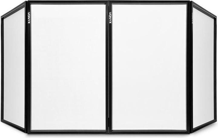 Actual product image Vonyx DJ Booth - DB2 DJ screen including bag - Set with 4 panels of 120 x 70 cm with bag - White