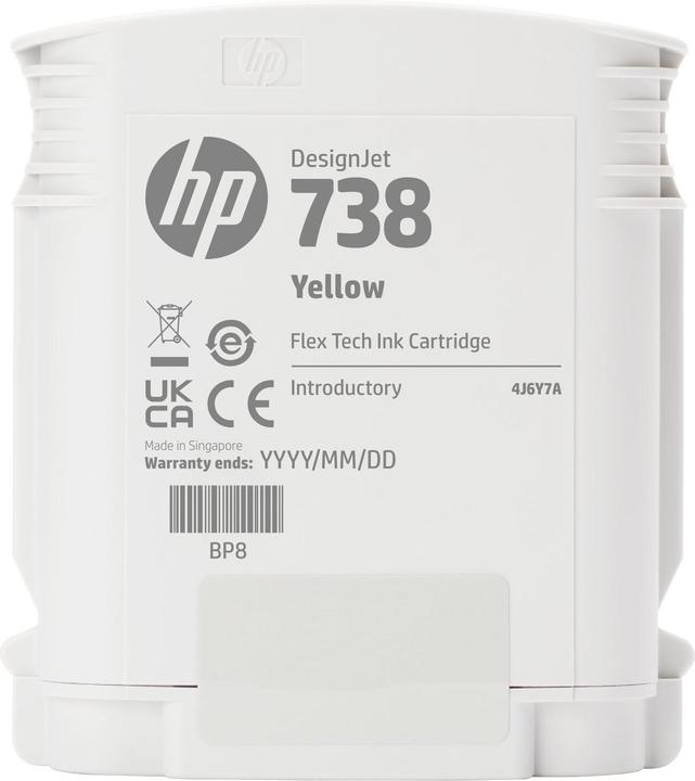 Produktbild HP 738 130-ml Yellow DesignJet Ink Cartridge (Y)