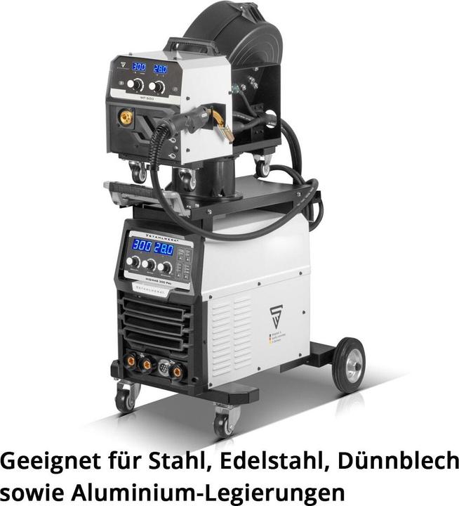 Actual product image Stahlwerk Welding machine MIG MAG 300 Pro Fully synergic IGBT inverter with 300 A