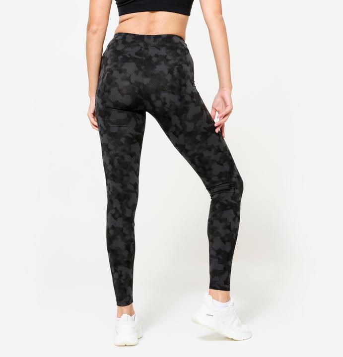 Produktbild Domyos Women's Cotton Fitness Leggings - Slate Grey (W26/L30)