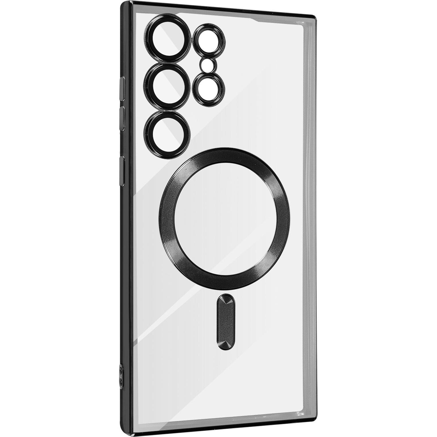 Thumbnail - Avizar Metallic Series (Samsung Galaxy S23 Ultra), Smartphone Hülle, Schwarz