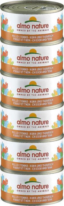 Image du produit Almo Nature Multipack au poulet et au thon (Adulte, 6 pcs, 70 g)