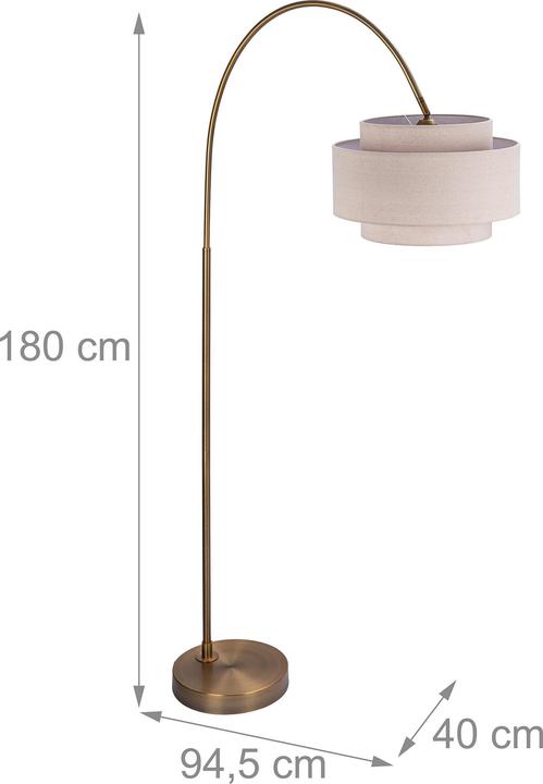 Produktbild Relaxdays Stehlampe (E27)