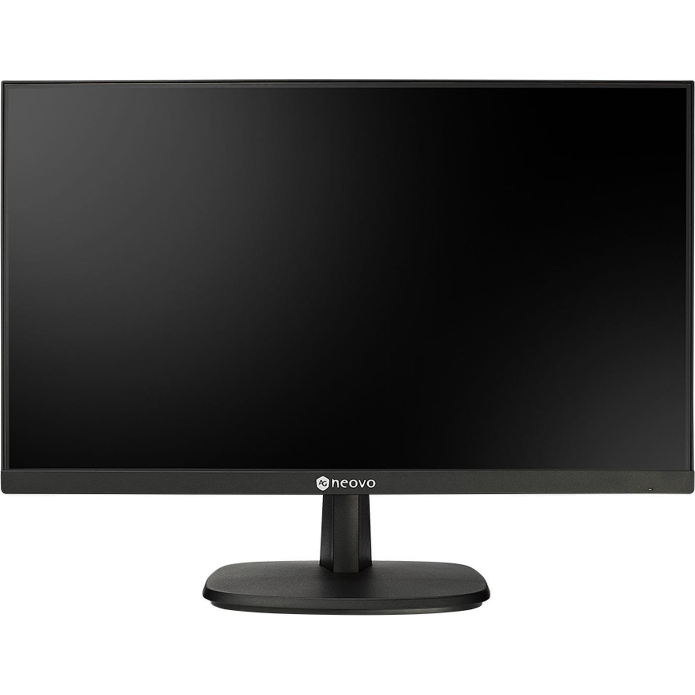 AG neovo 23,8 pollici SC-2402 nero IPS FHD VGA HDMI (1920 x 1080 pixel, 24"), Monitor, Nero