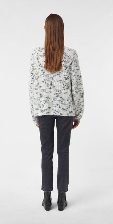 Produktbild Comma Strickpullover Rippstrickpullover aus Wollmix mit V-Ausschnitt (L)