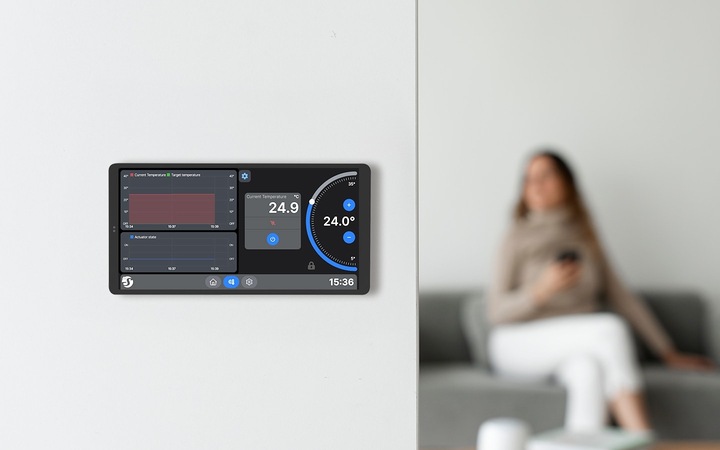Actual product image Shelly Wall Display X2 Black