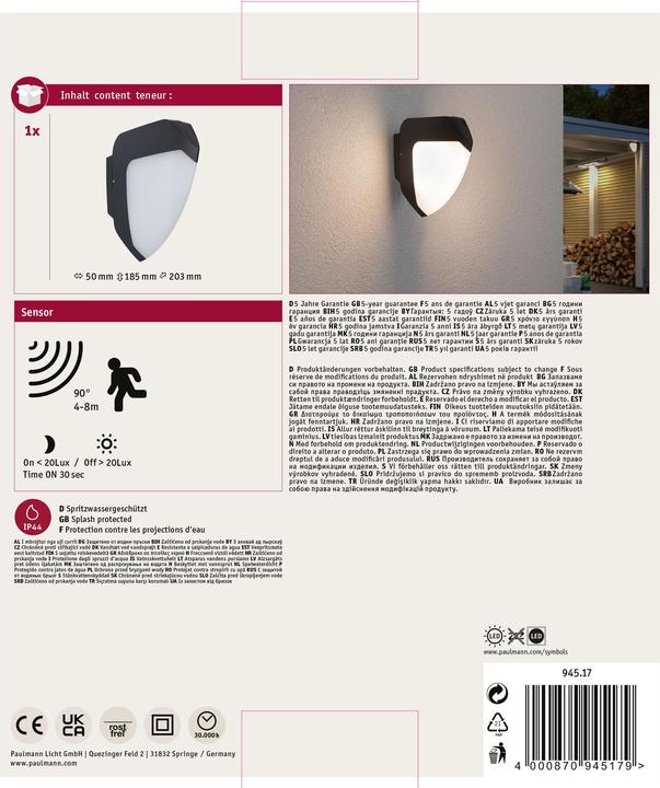 Produktbild Paulmann Ikosea (560 lm, IP44)