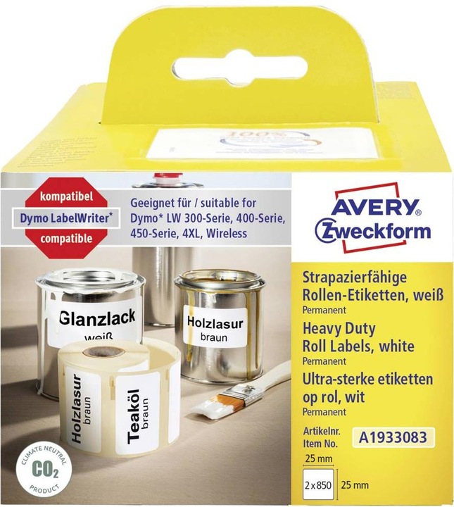 Image du produit Avery sal Étiquettes (rouleau) 25 x mm film 1 kit